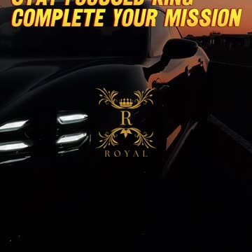 keep going king. you have a mission to complete. R