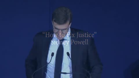 How to fix justice by Sidney Powell