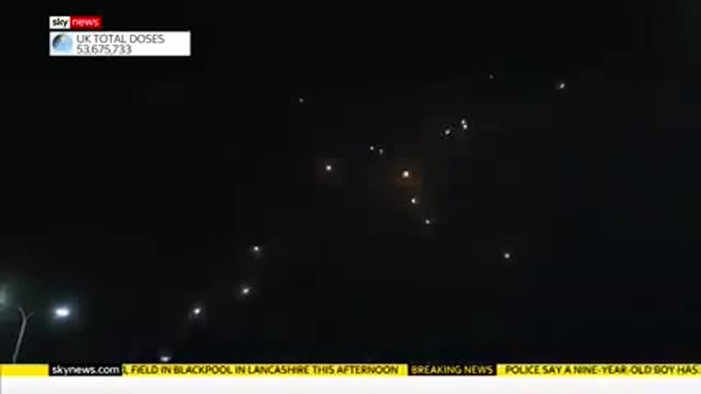 ISRAEL unrest Hamas lauches rocket attack on tel Avi