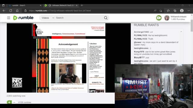 Info Wars Interview with the original Black Panthers Leader 07-12-22