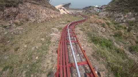 On an uninhabited island in Korea.