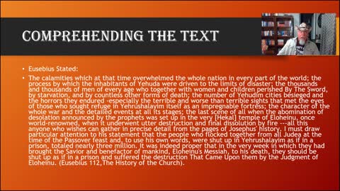 Matthew 24 - Comprehending The Text ~ Part I