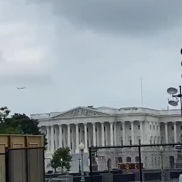 A new motion-tracking watchtower along with new fencing is now installed outside the US Capitol