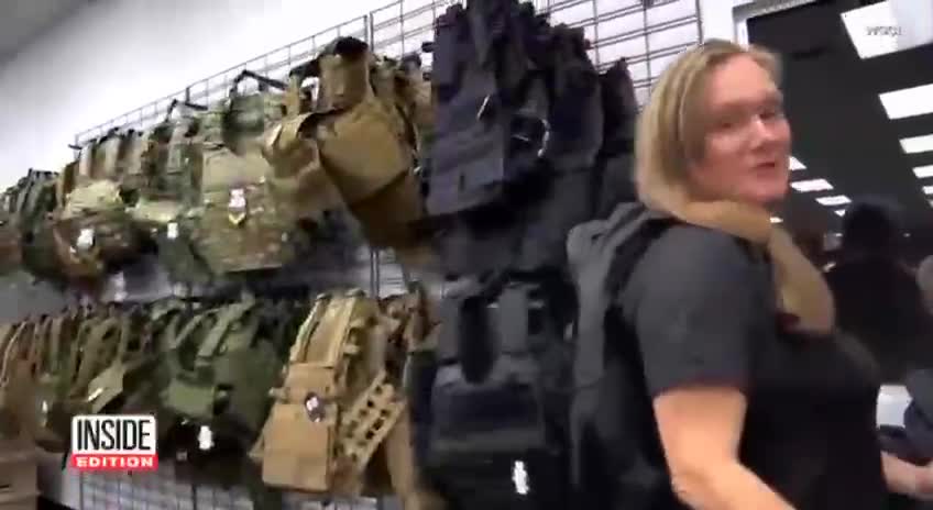 Americans began to buy body armor and armor plates in backpacks as part of "school kits"