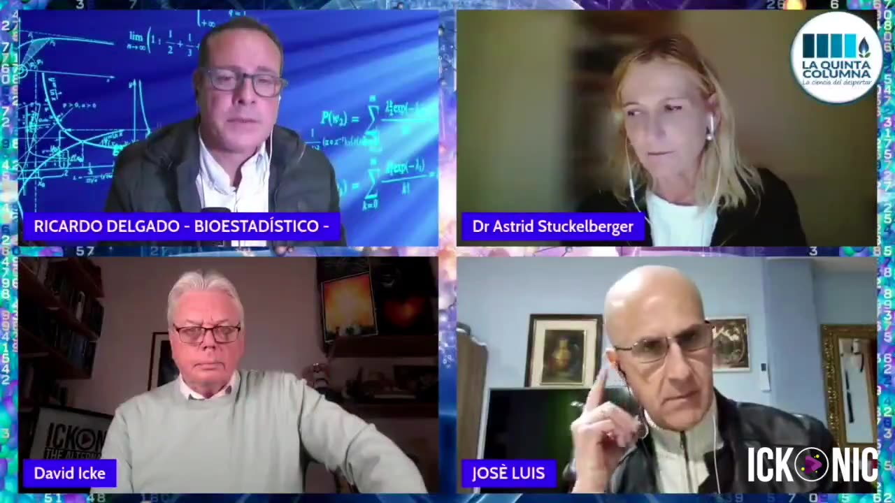 DAVID ICKE~ASTRID STUCKELBERGER~RICARDO DELGADO AND DR SEVILLANO