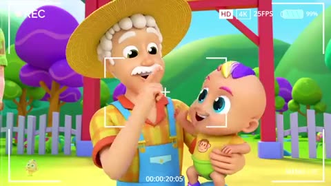 Old Farmer Joe Had A Farm _ Joe's Farm Song For Kids _ Nursery Rhymes and Baby Songs