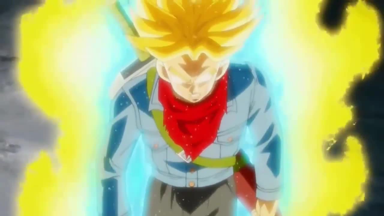 Future Trunks Turns Super Saiyan Rage