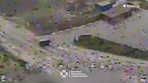 Three cars of the occupiers were destroyed by border guards-aerial