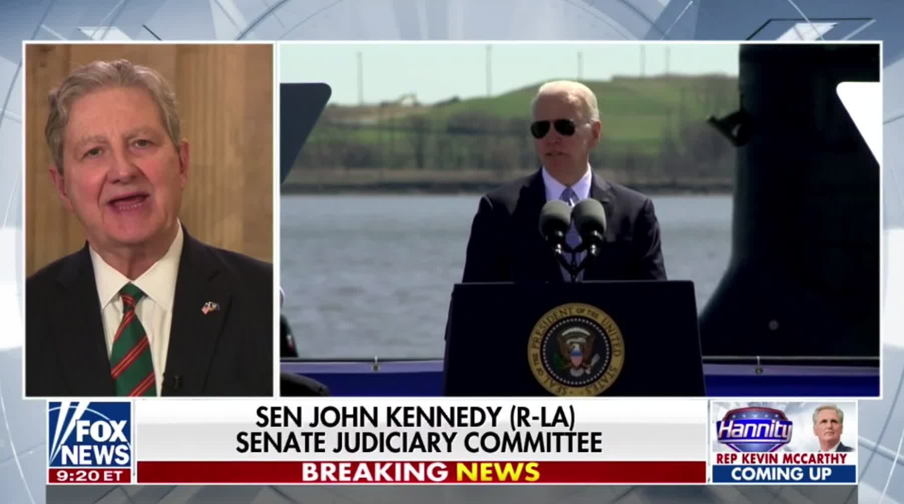 Sen. John Kennedy slams Biden for ignoring the actual causes of skyrocketing inflation