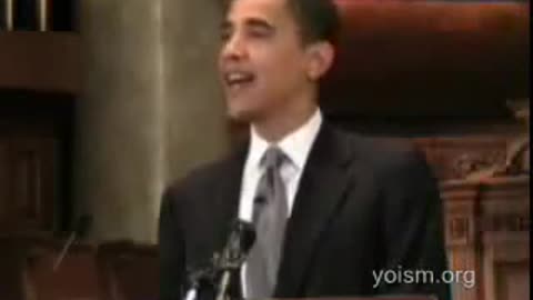 Obama Mocking God and the Bible Speech on Religion