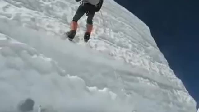 Mt Everest Climbing in the Khumbu Icefall