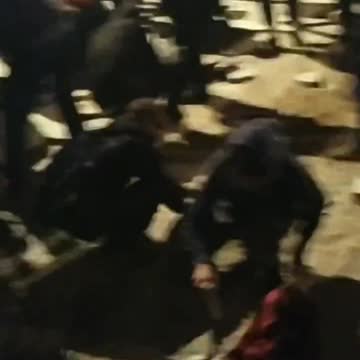 Comandos del separatismo atacan la Policía en Vía Layetana (1)