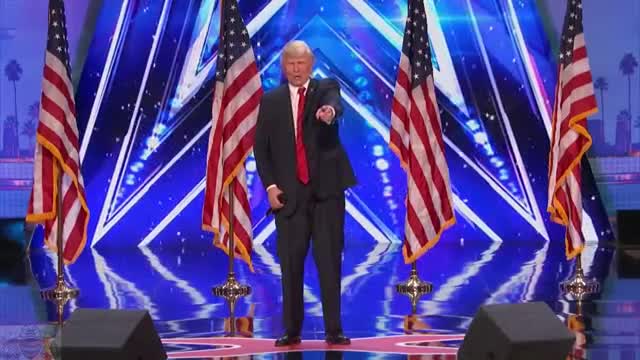 America's got talent Donald Trump come