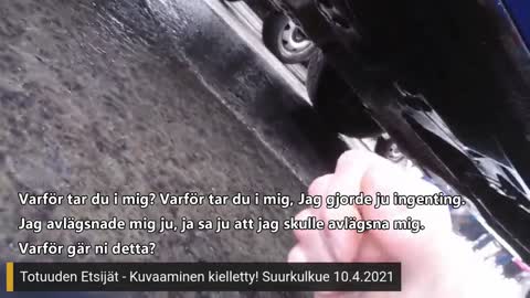 Galna poliser i Helsinki