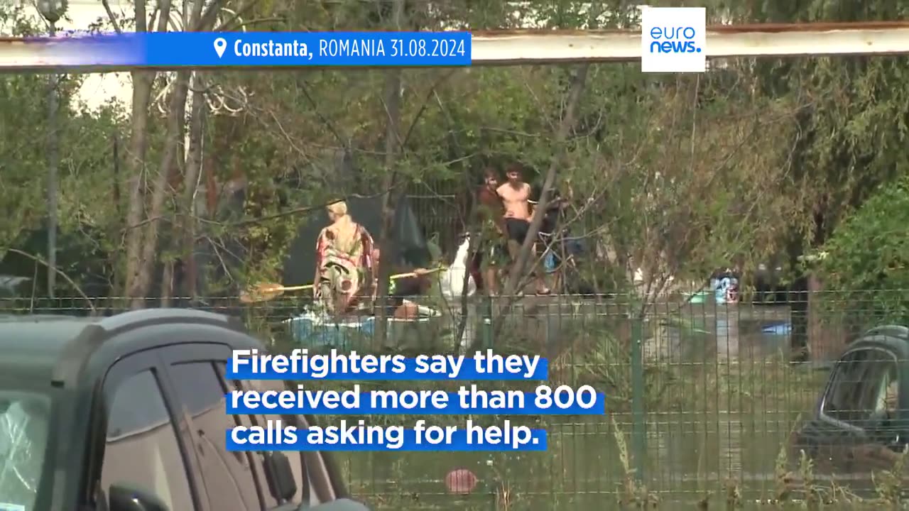 Locals survey damage after extensive flooding in eastern Romania