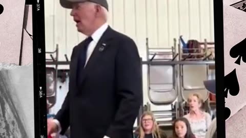 Joe Biden Wears a Trump Cap – Hilarious Political Satire! #JoeBiden #TrumpCap