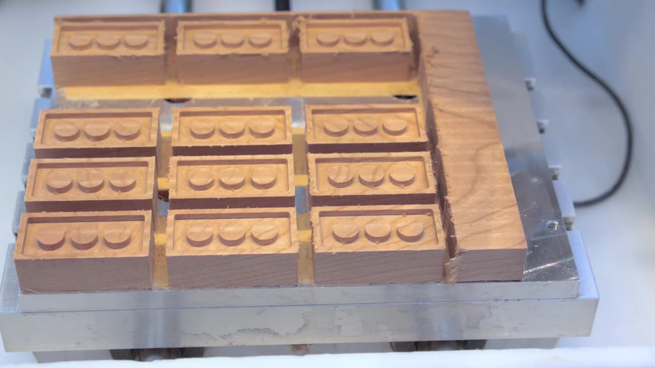 CNC Wood Bricks