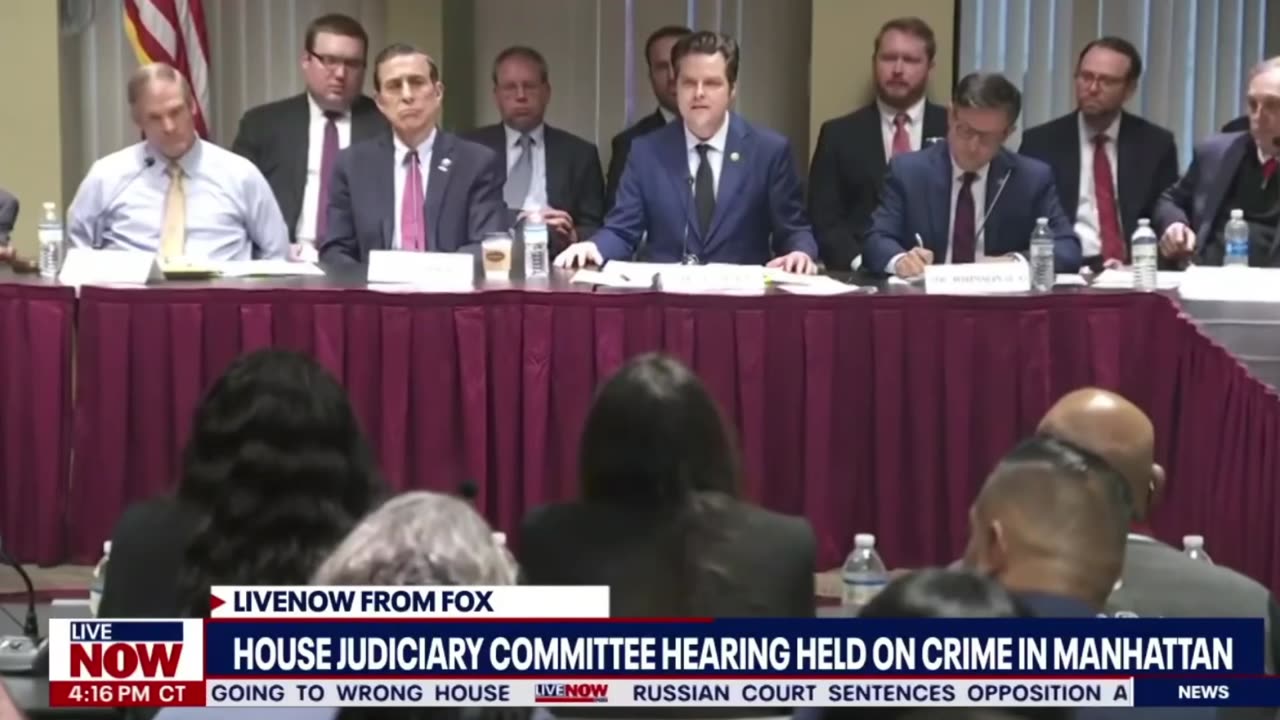 Matt Gaetz Asks The Perfect Question To Destroy The Left's Narrative During Manhattan Crime Hearing