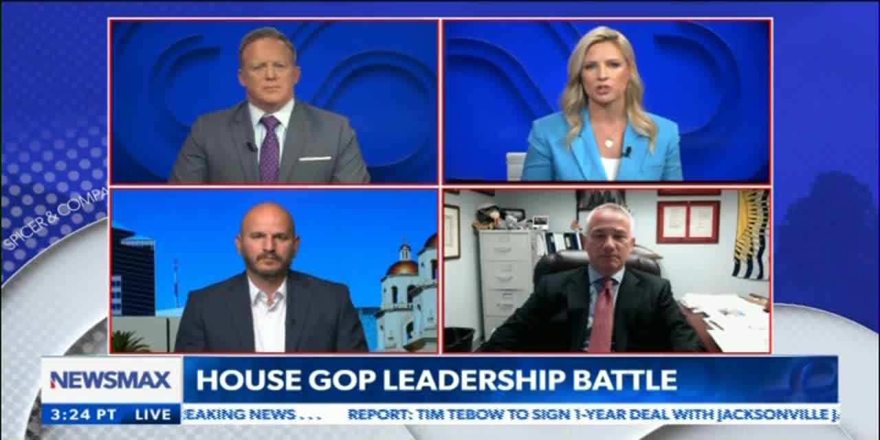 NBPC President Brandon Judd joins Newsmax to discuss his support for Elise Stefanik as GOP Chair