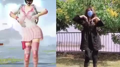 Real Girl Dance PubG lover