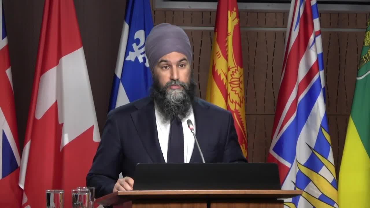 NATO spending target is 'arbitrary'_ NDP leader _BREAKING NEWS