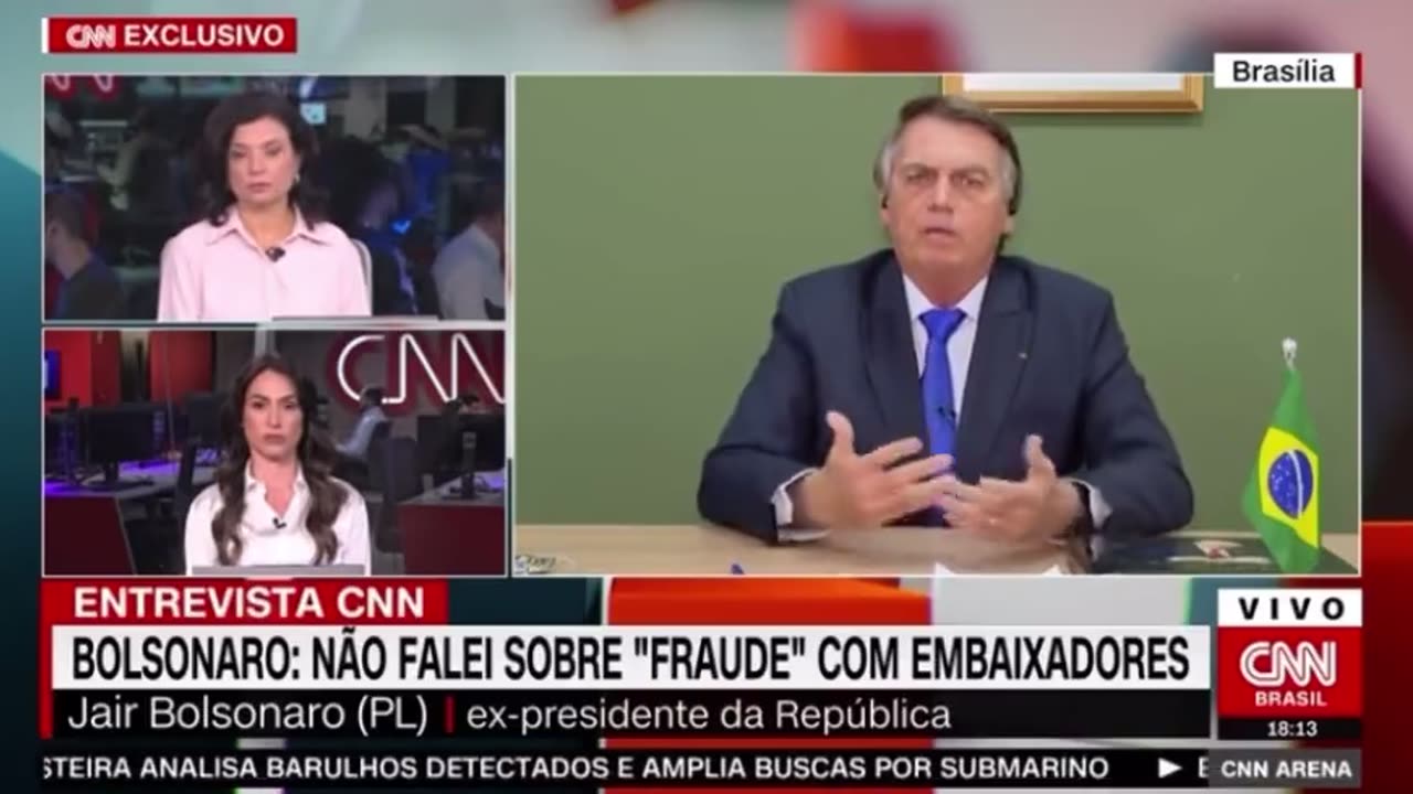 Ex presidente, Bolsonaro fala sobre o julgamento no TSE