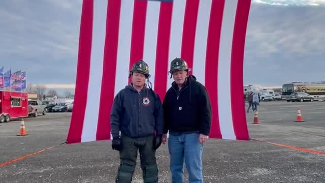 3/3/2022 FDNY Brothers Rendezvous with “The People’s Convoy” Cambridge, Ohio