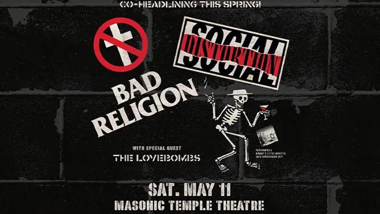 Bad Religion @ Masonic Temple - Detroit Mi 5/11/24