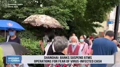 CHINA "virus-infected cash."