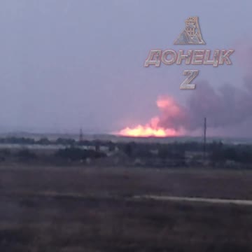 Útok ukrajnských nacistů amerikými raketami HIMARS na Doněck