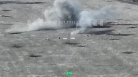 Platoon Of Ukrainian Troops Evacuates While Rockets Rain Down