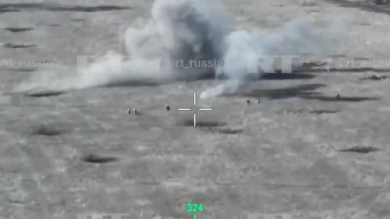 Platoon Of Ukrainian Troops Evacuates While Rockets Rain Down