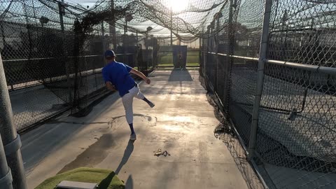 Blindfold pitcher by the sun