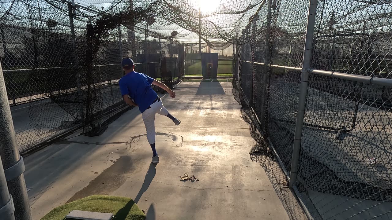 Blindfold pitcher by the sun