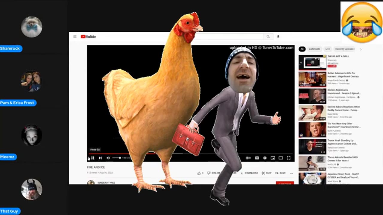 I got a coup of chickens and i'm making them cluck