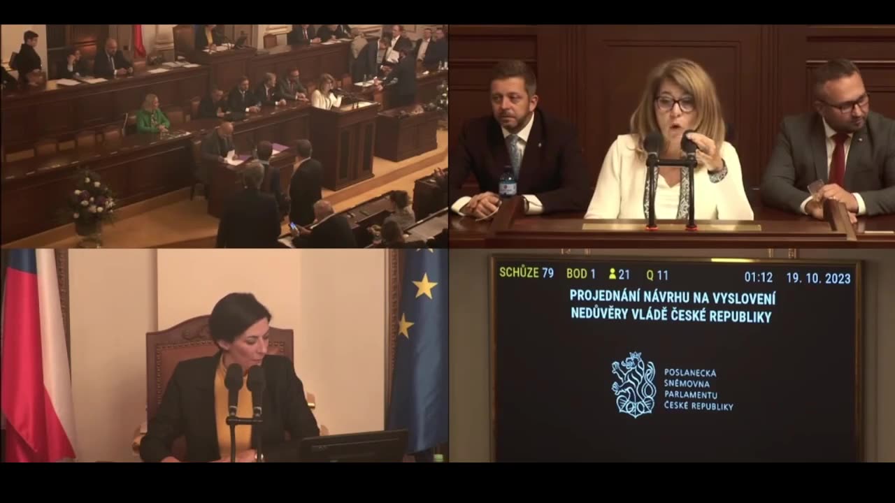 VYSLEDKY HLASOVÁNÍ - Vyslovaní nedůvěry vládě NEPROŠEL poslaneckou sněmovnou