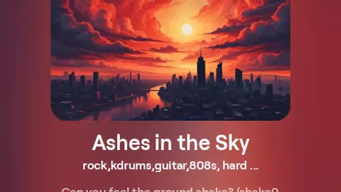 Ashes in the sky