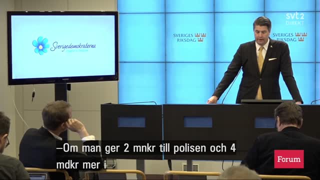 Oscar Sjöstedt - Sverigedemokraternas svar på regeringens snåla budget