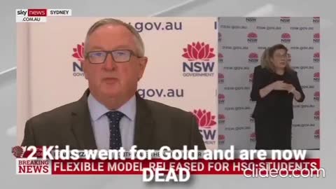 2 kids dead already after 24,000 was herded into a stadium to be jabbed in Australia