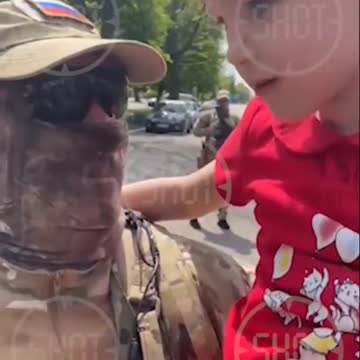 Cherson, Ukraine, 9.Mai, moralische Lehren, aus denen man lernen muss