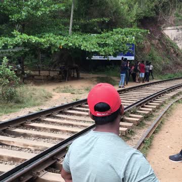 Train Passing On Nine Arches Bridge in Sri Lanka 🇱🇰