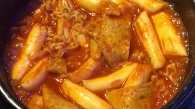 Delicious Tteokbokki.