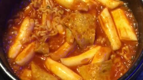 Delicious Tteokbokki.