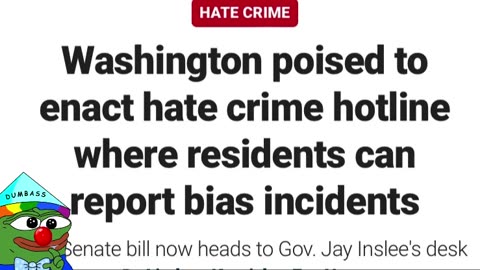 NEWS FLASH - Washington State Introduces a “Hate Crime Hotline”