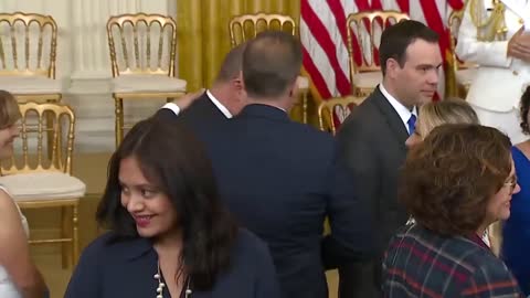 Hunter Biden CAUGHT on camera at the White House reception: