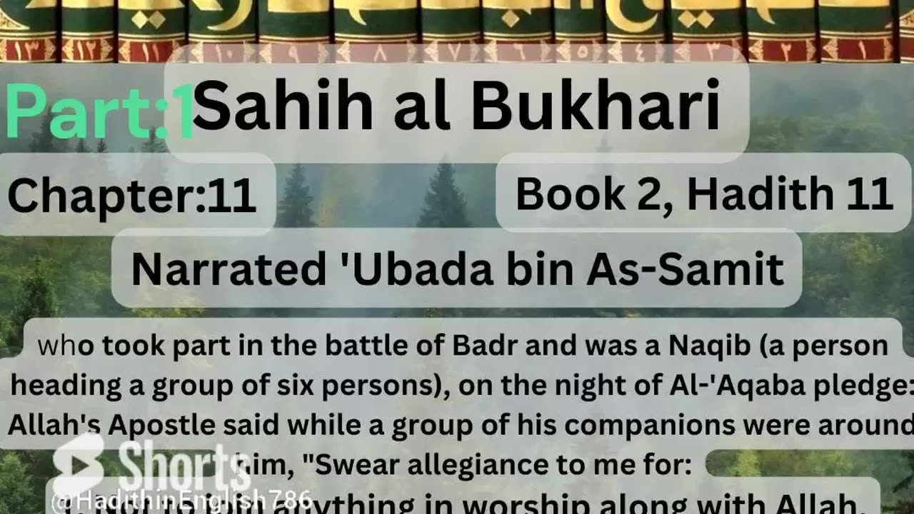 Hadith in English/Sahih al Bukhari/with Reference