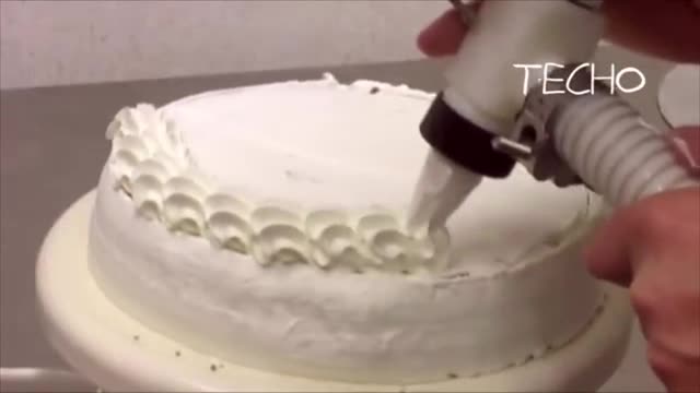 The process of making a cake