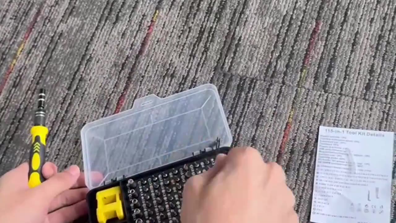 NEW precision screwdriver 115-in-1 set multifunctional professional repair tool