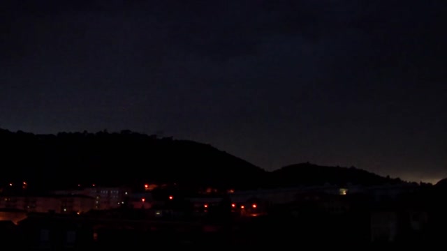 Beautiful Lightning Storm in Slow Motions