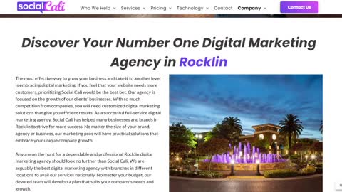 SEO and Digital Marketing Agency Rocklin